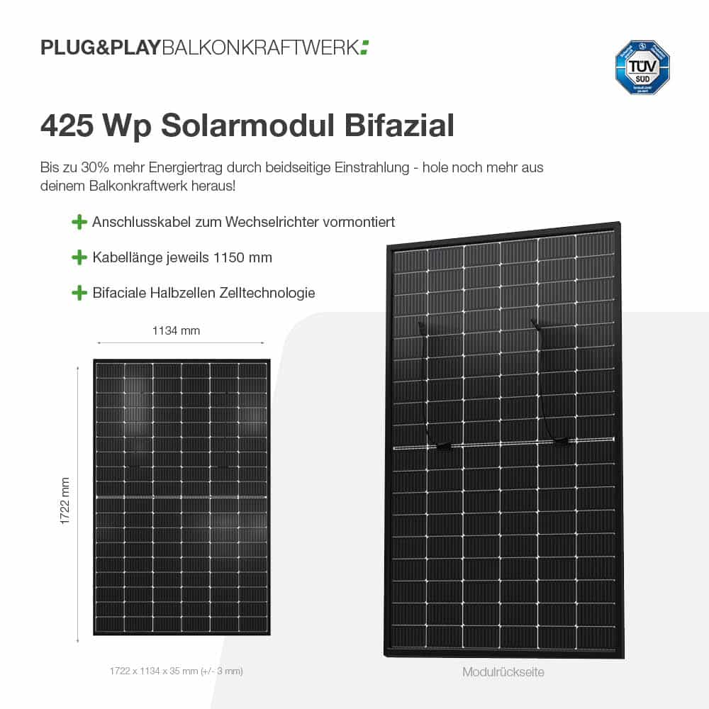 Solar-Modul 425Wp Black bifazial (10112)3
