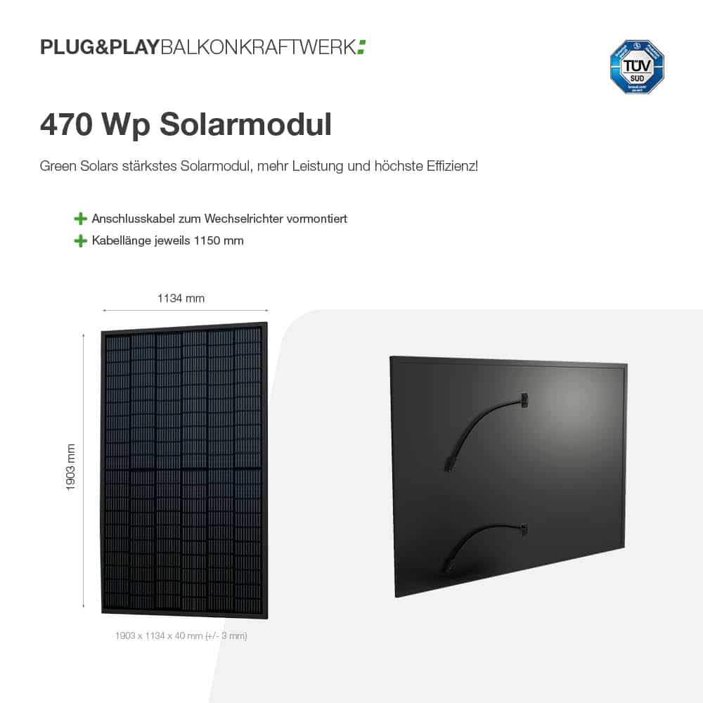 Solar-Modul 470Wp Black (300809001)3